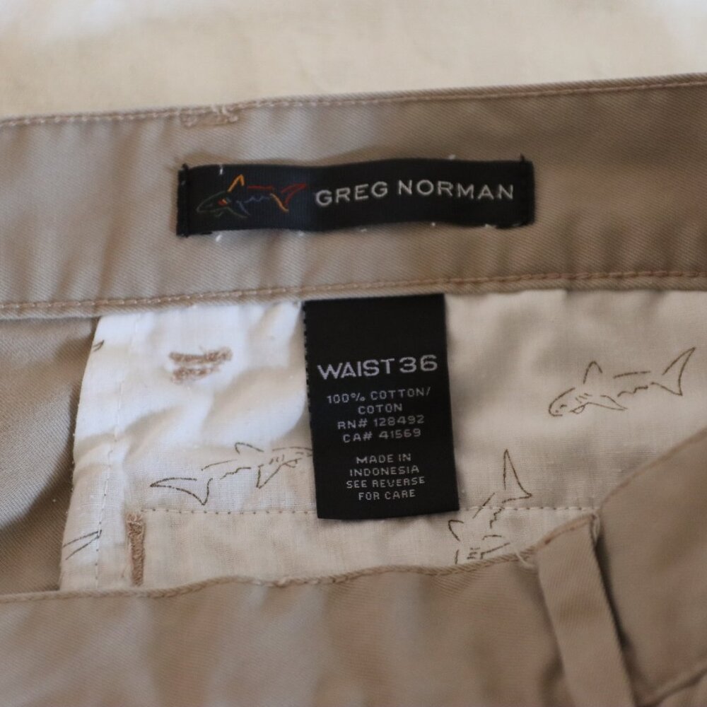 Men's Greg Norman Shorts Size 38 - Picture 4 of 7